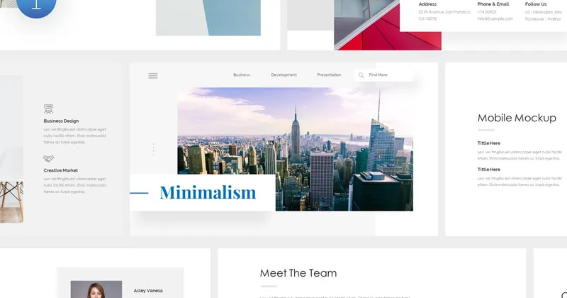Minimalism Keynote PowerPoint Template