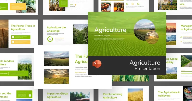 Modern Agriculture PowerPoint Template