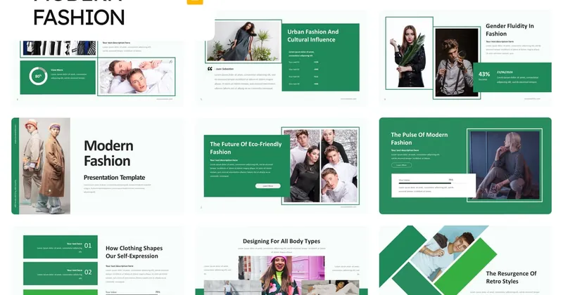 Modern Fashion PowerPoint Template