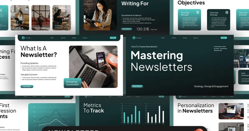 Modern Newsletter PowerPoint Template