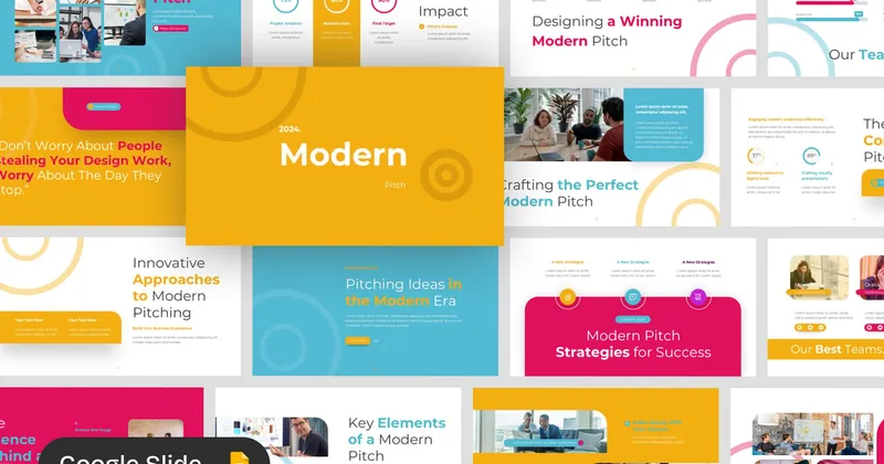 Modern Pitch PowerPoint Template