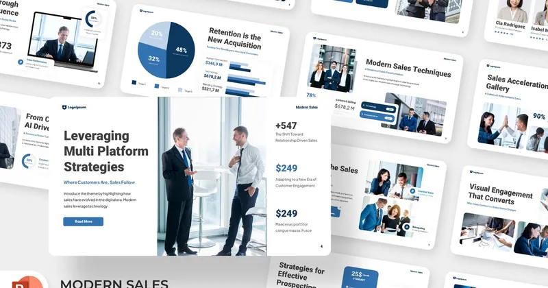 Modern Sales PowerPoint Template