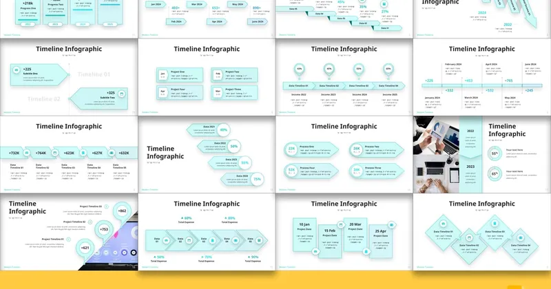 Modern Timeline PowerPoint Template