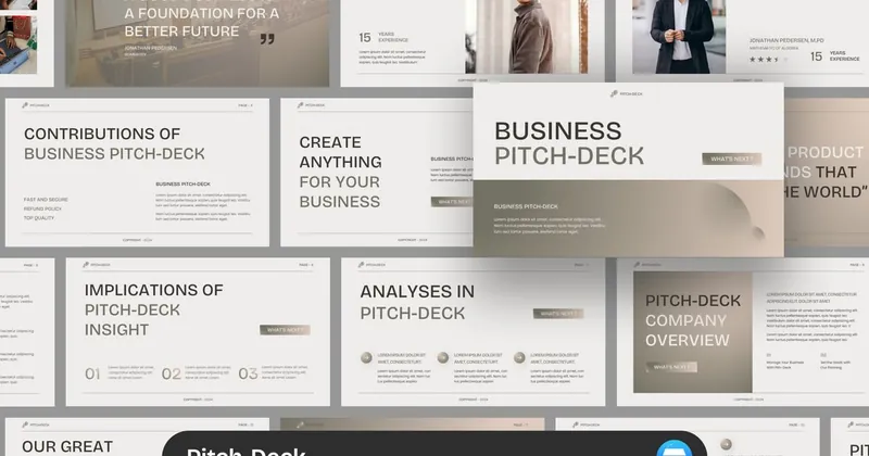 Investor Pitch Deck PowerPoint Template