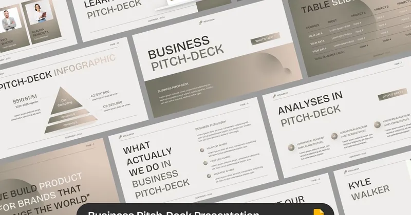 Investor Pitch Deck PowerPoint Template