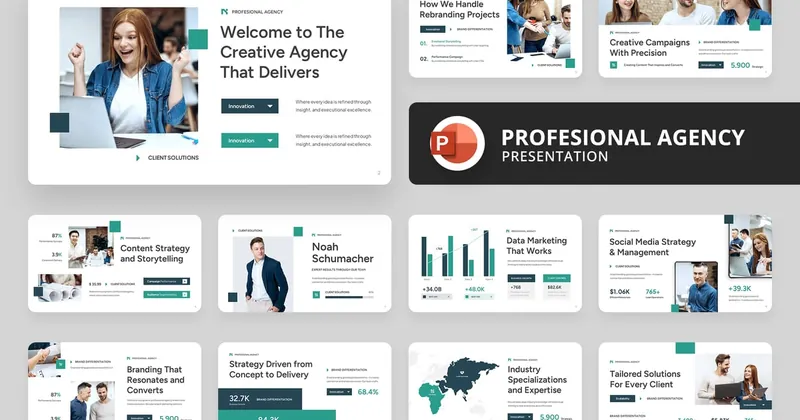 Professional Agency PowerPoint Template