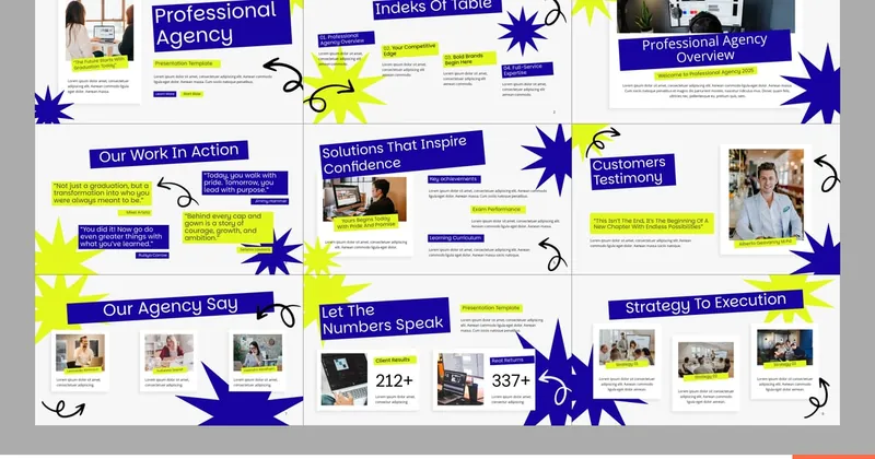 Professional Agency PowerPoint Template