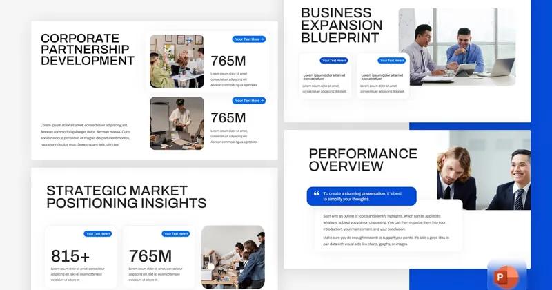 Professional Agency PowerPoint Template preview thumbnail