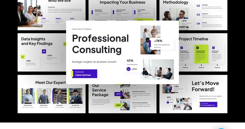 Professional Consulting Keynote PowerPoint Template