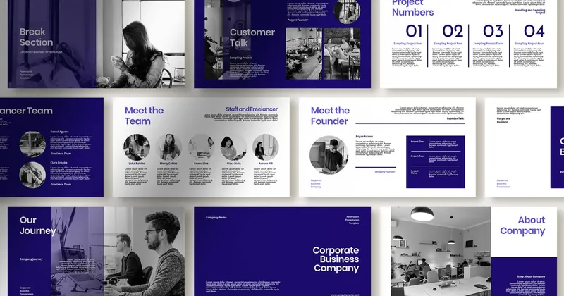 Professional Corporate Business PowerPoint Template