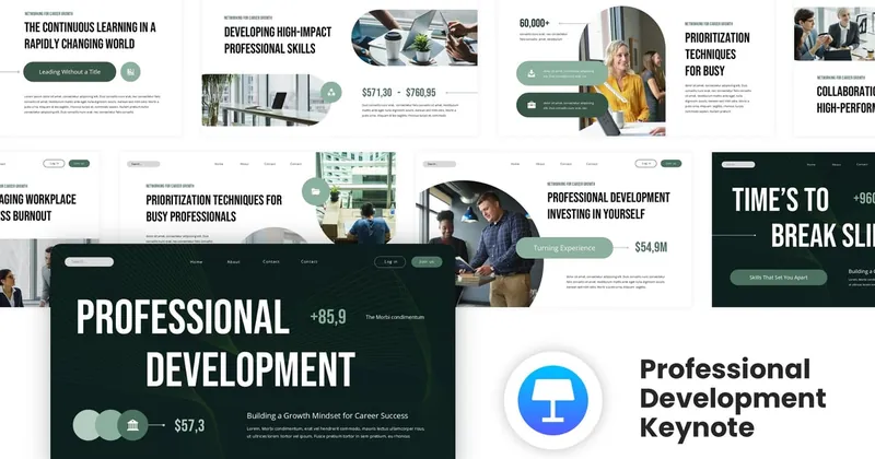 Professional Development Keynote PowerPoint Template