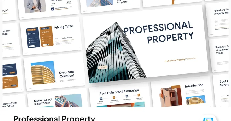 Professional Property Keynote PowerPoint Template