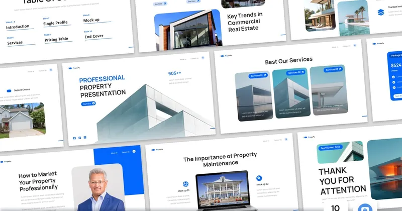 Professional Property Keynote PowerPoint Template