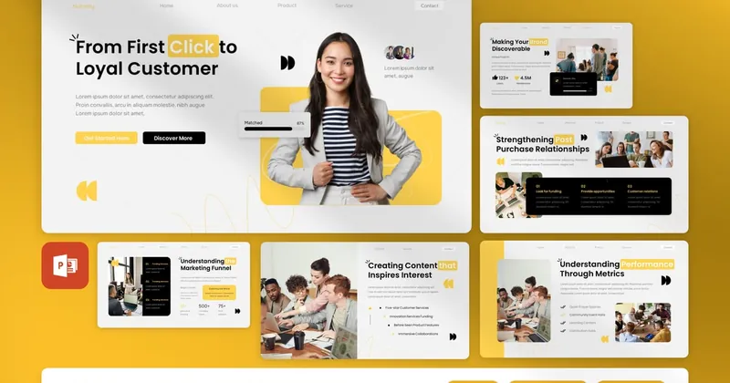 Webinar & Marketing PowerPoint Template